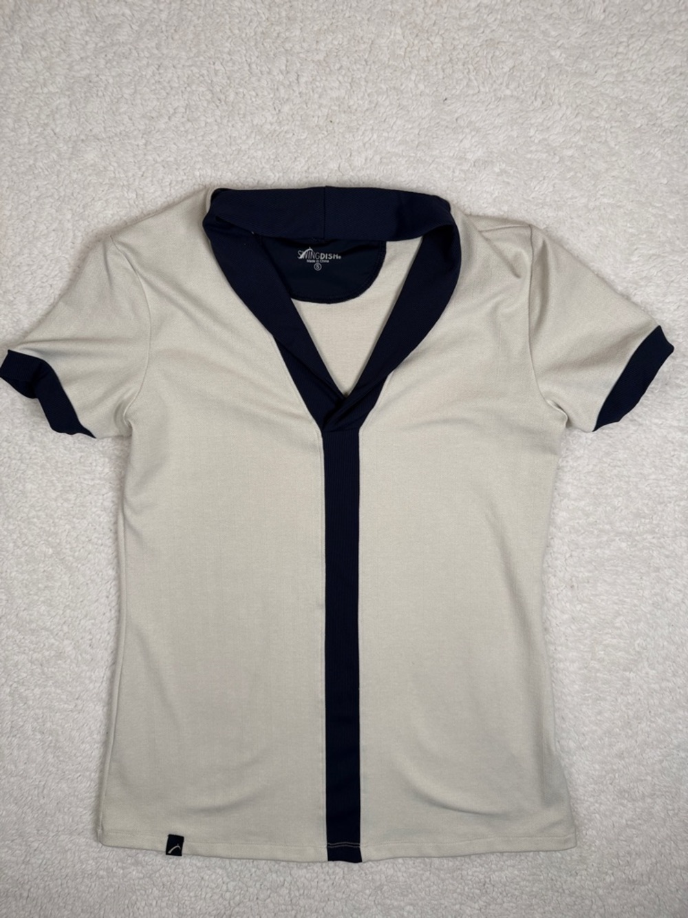 SwingDish Women's Maddox Short Sleeve Golf Top Small
